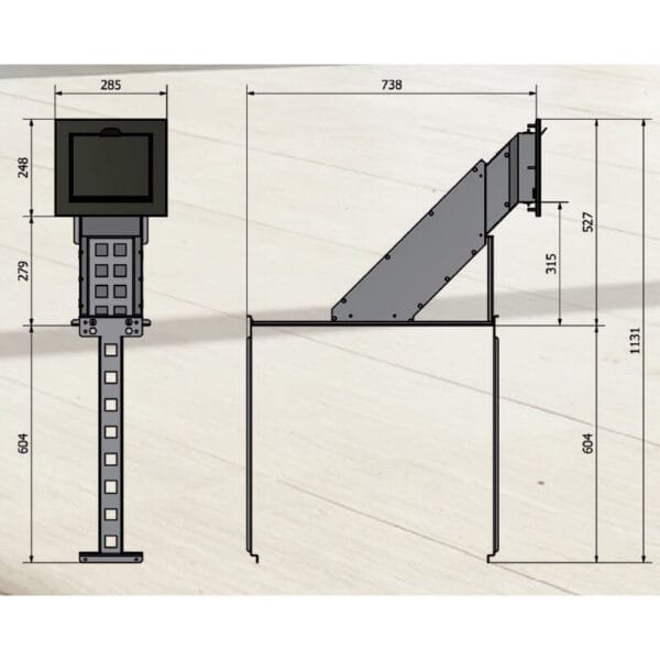 FERLUX Silo encastrable pour insert à granulés Orion / Ulyses – Image 3